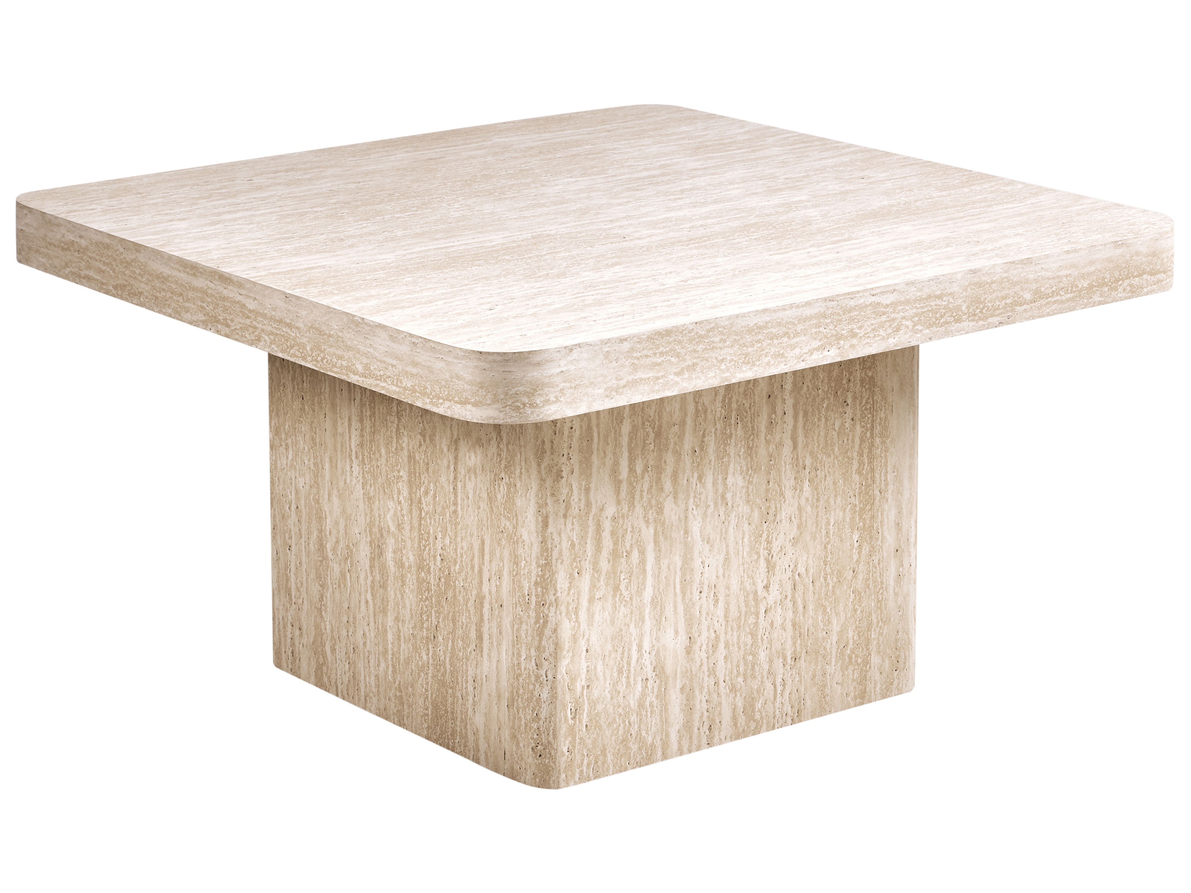 Coffee Table DUSON Travertine Effect