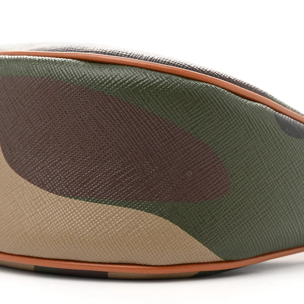 Replica Celine Shoulder Bag in Khaki Camouflage Canvas & Leather1:1High-quality replica
