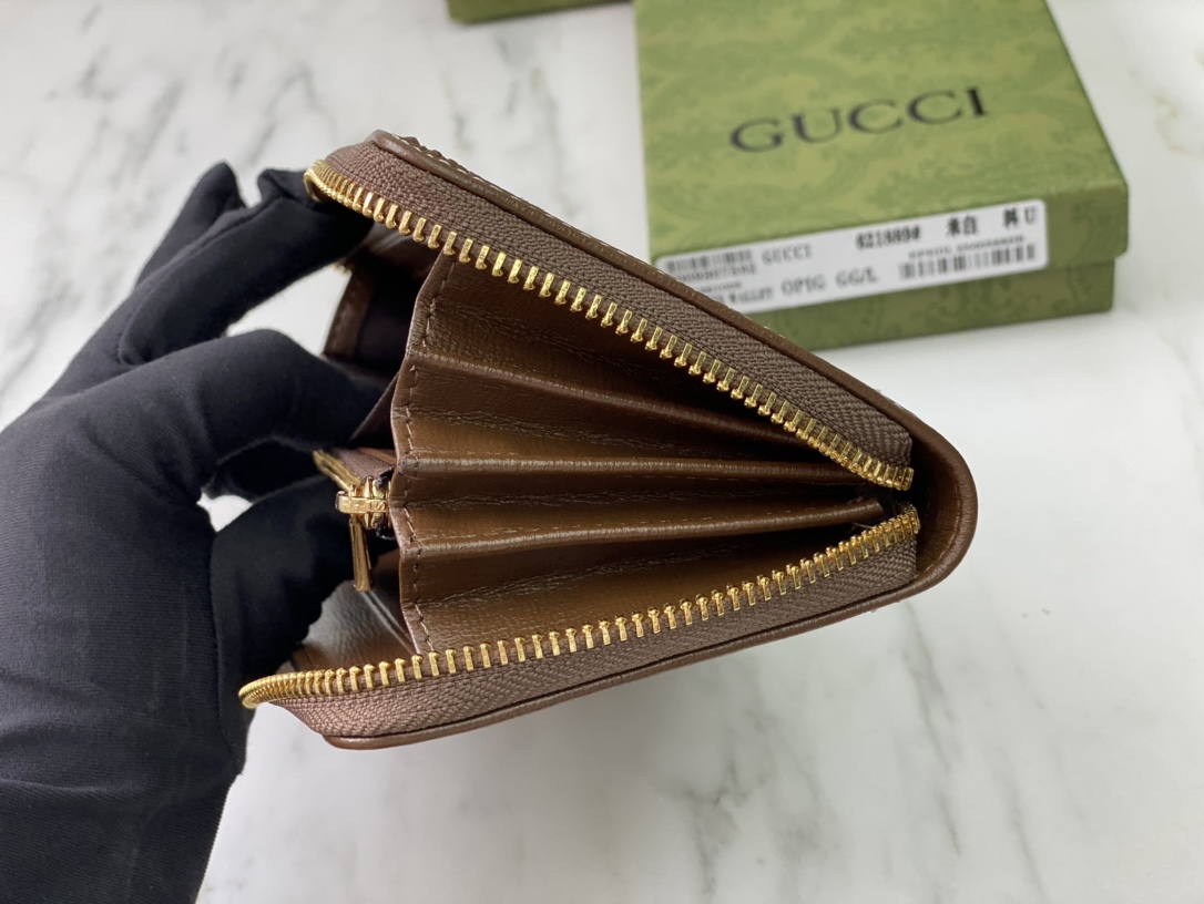 Replica Gucci Horsebit 1955 Zip Around Wallet1:1High-quality replica