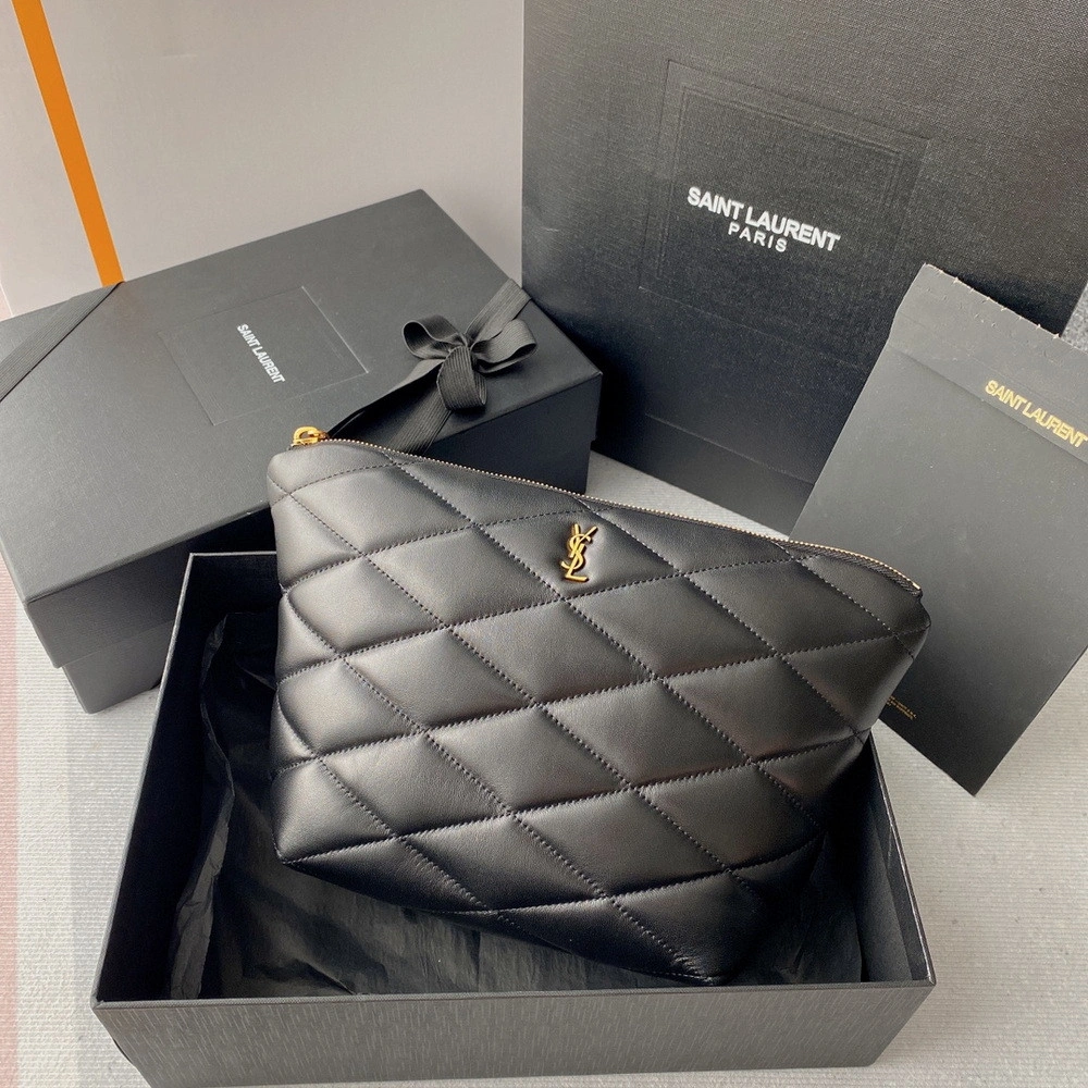 YSL SADE POUCH IN QUILTED LAMBSKIN - Tidelocker Bags Ru1:1High-quality replica
