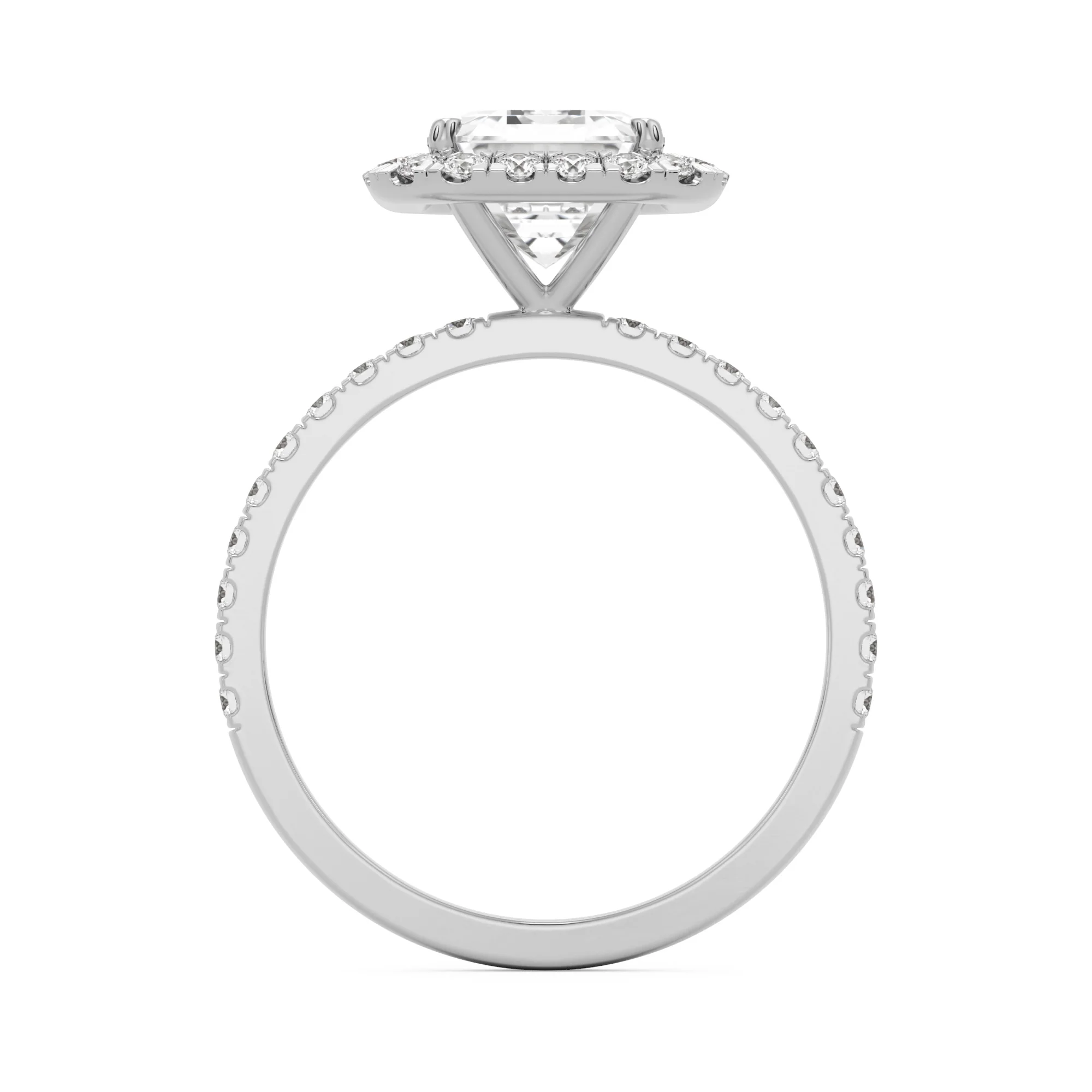 The Emerald Halo Pavé