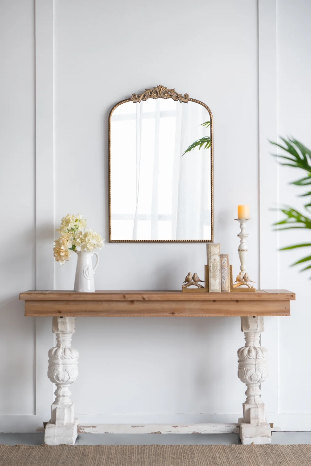 Mirror, Gold Arch Bathroom Vanity Mirror, 24