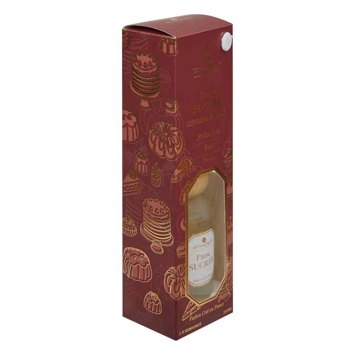 Diffuser "Elisa" Sweet Break, Transparent, 200ml