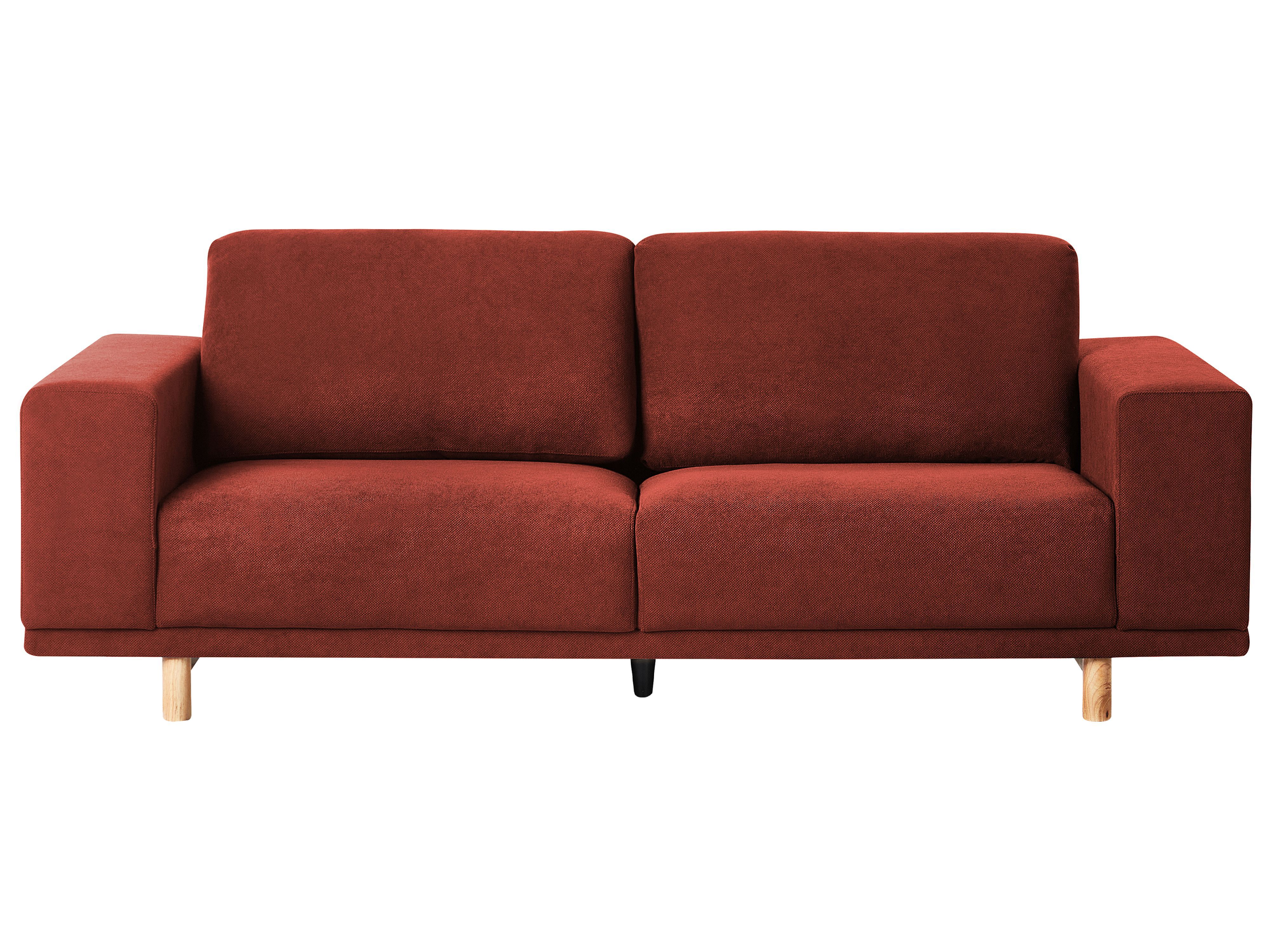 Sofa 3 Seater NIVALA Fabric Red