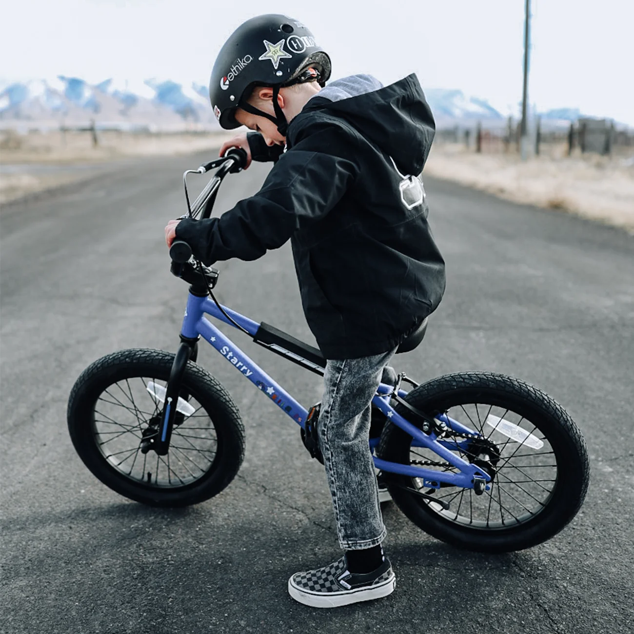 Glerc 14 Inch Little Kids Bike BMX Style Bicycle with Training Wheels Coaster Brake for 3 4 5 Years Old Boys Girls, Blue - Image 10