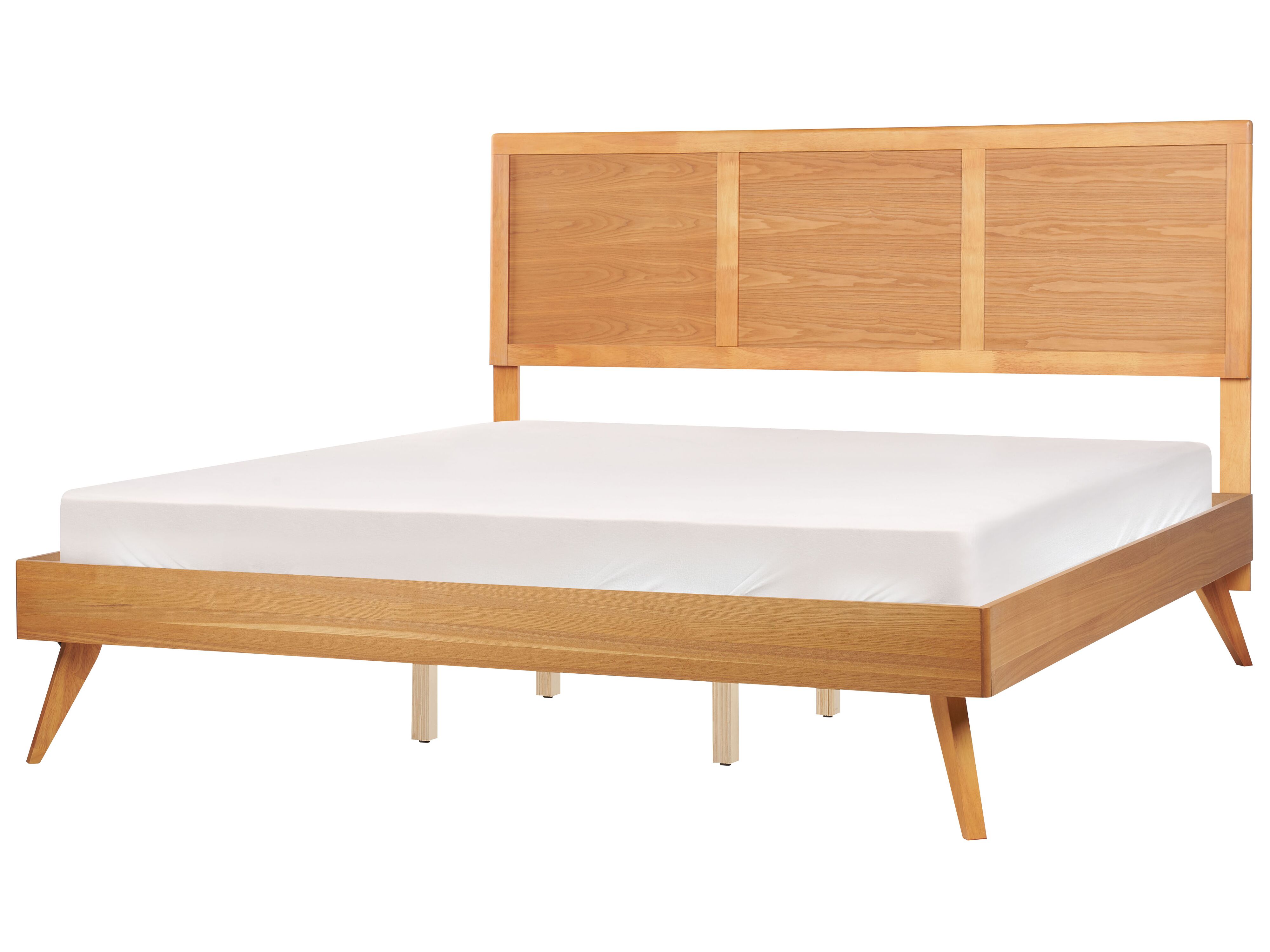 Bed ISTRES 180 x 200 cm (EU Super King) Natural Ash Wood