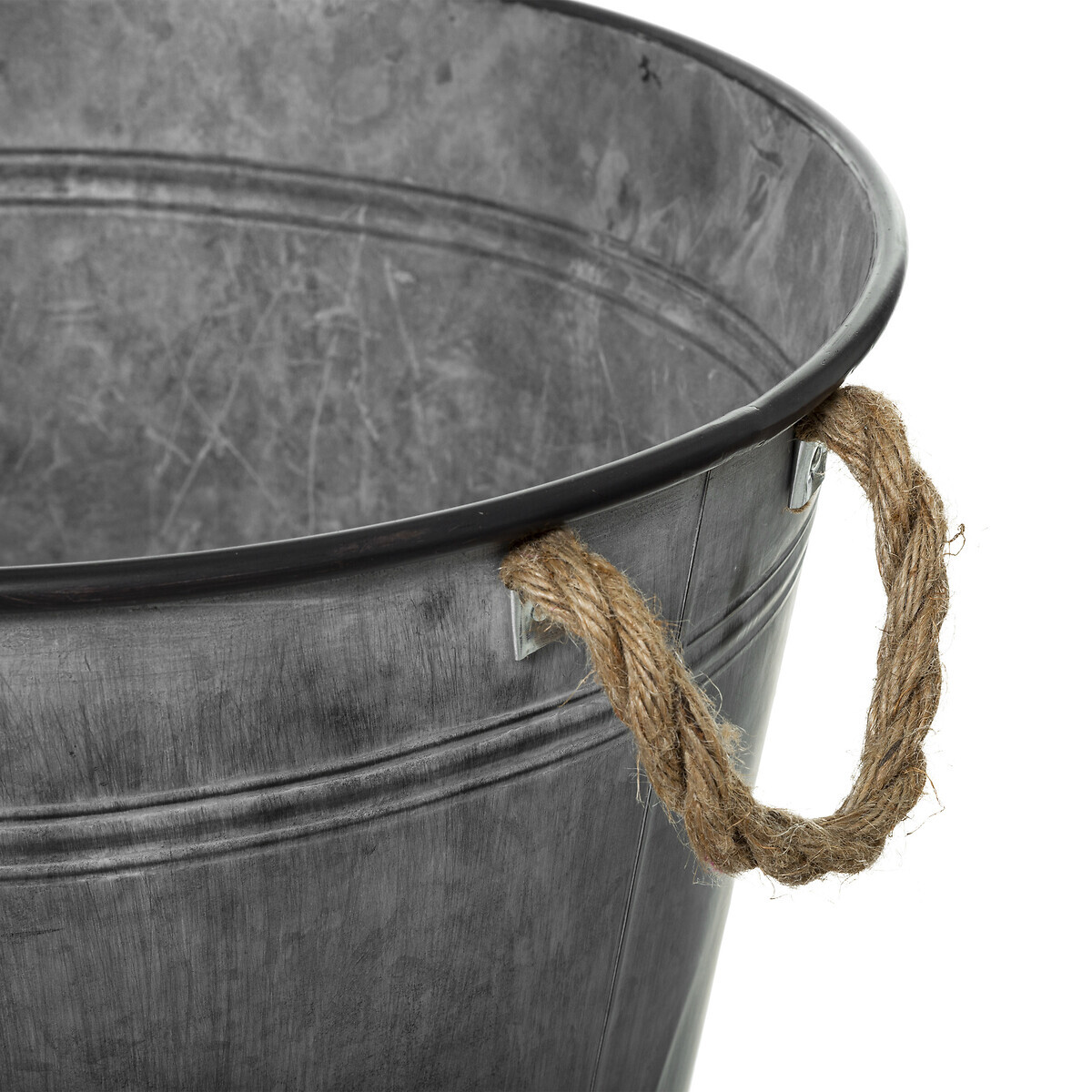 Pot, metal Grey, 37.5 cm