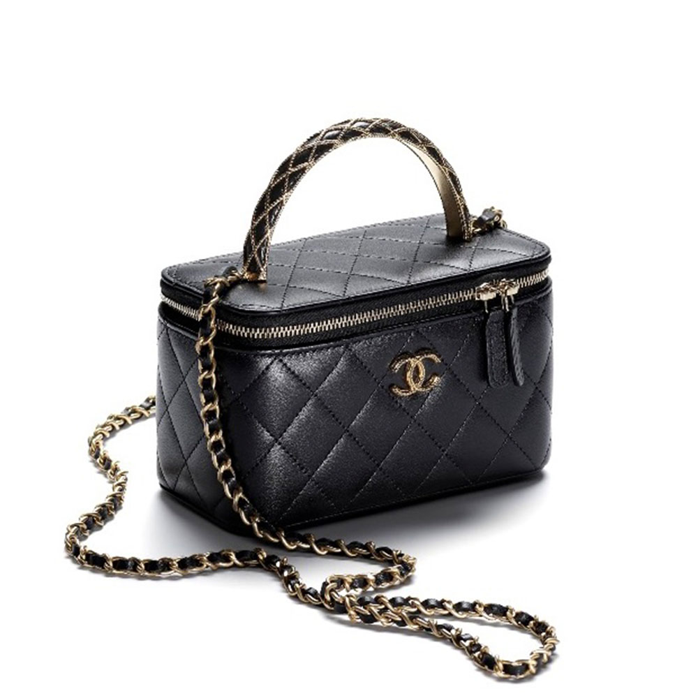Chanel Relief Handle Makeup Box