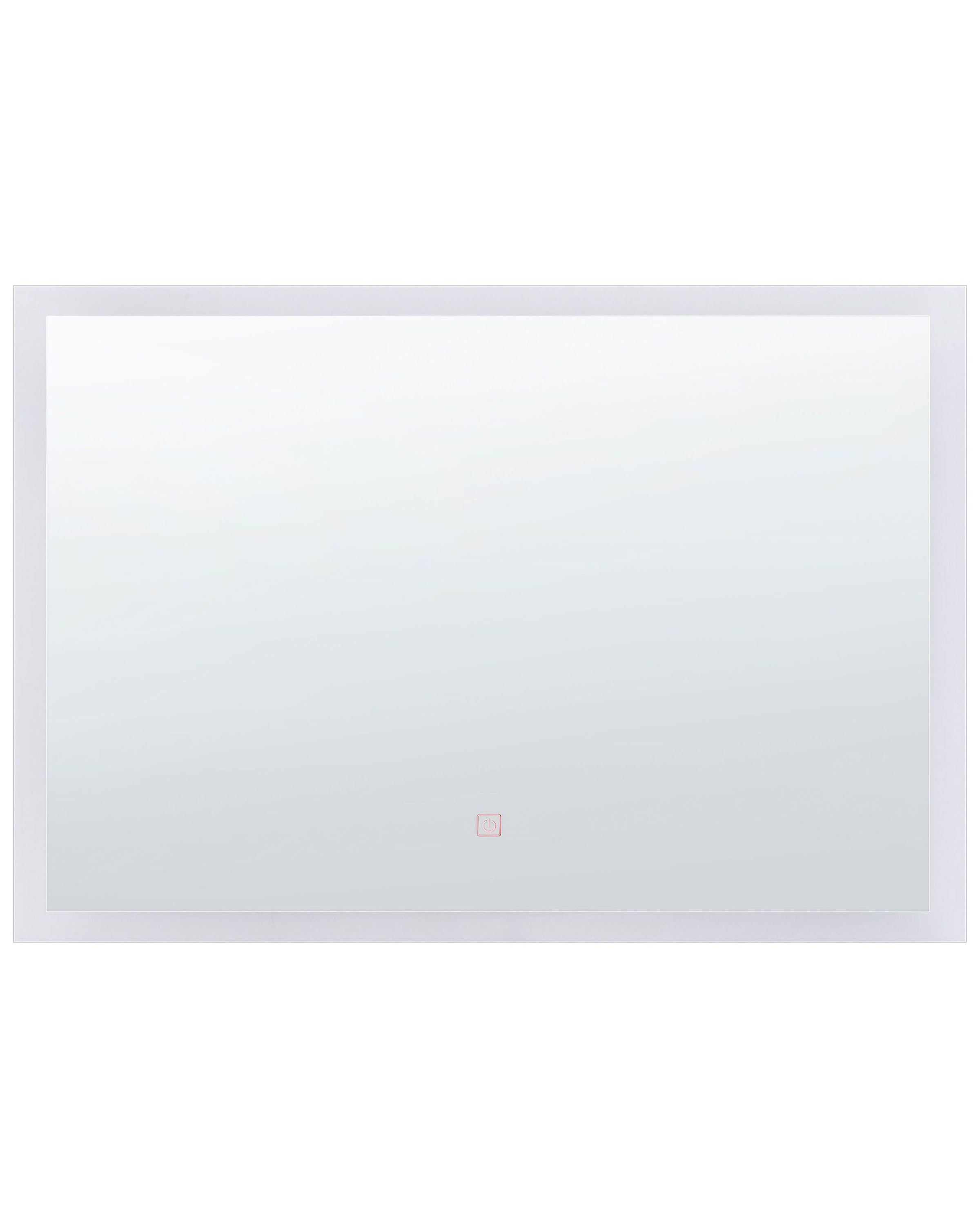 LED Bathroom Mirror ADOUR 80 cm 60 cm Silver