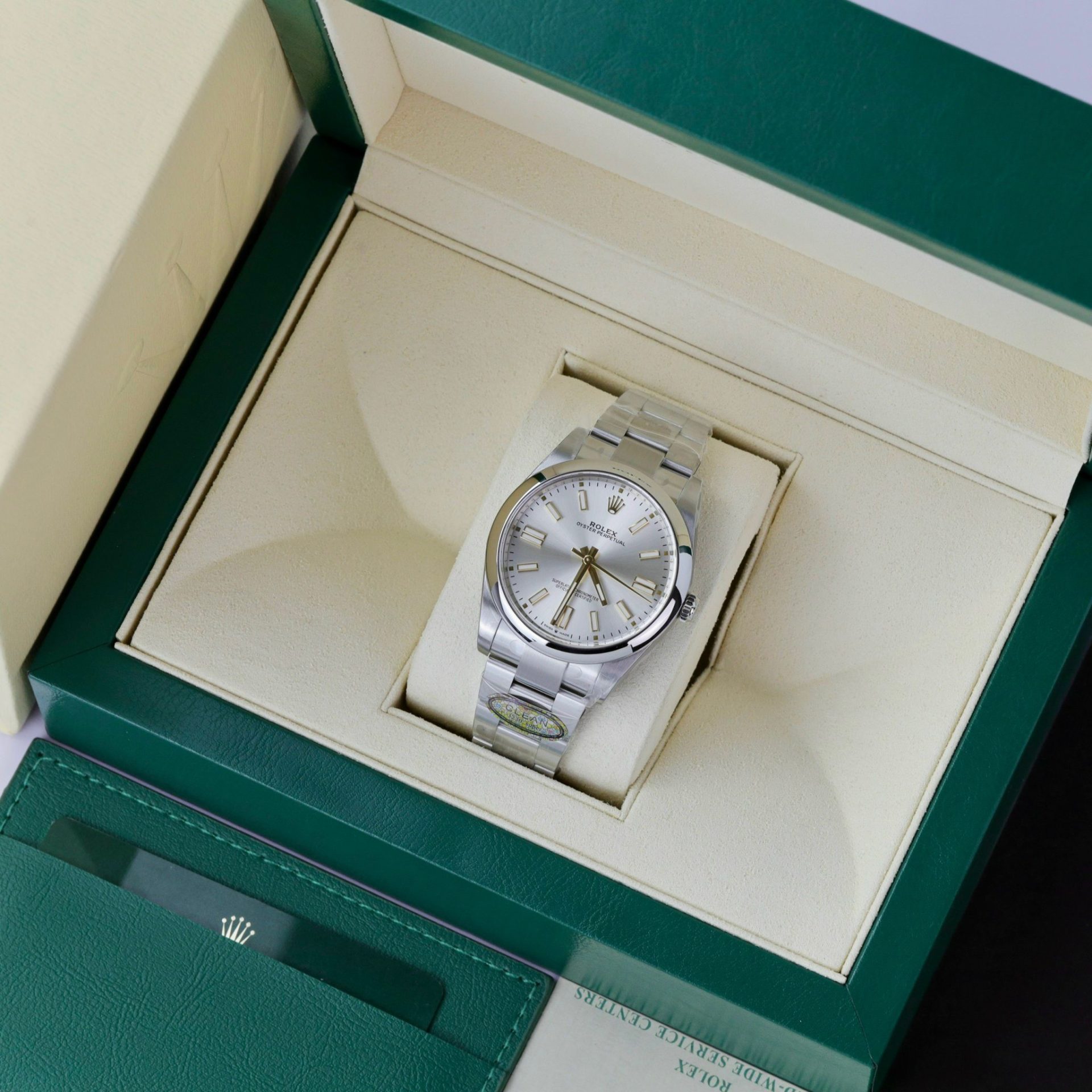Rolex Replica 1:1 Watch Oyster Perpetual 124300 Silver Dial Factory Clean 36mm - Elite Watch Atelier