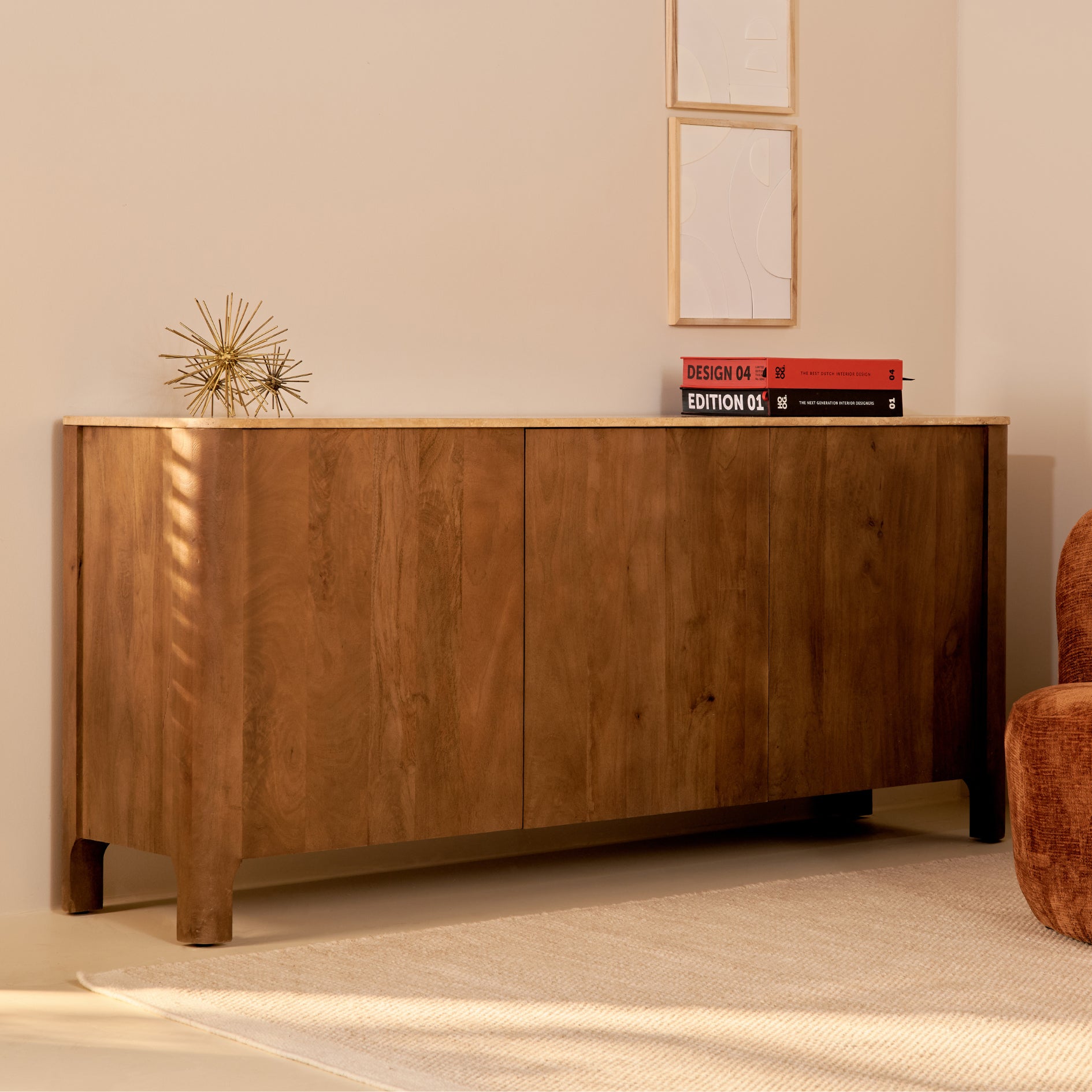 Blokker Brato Dressoir - Mangohout