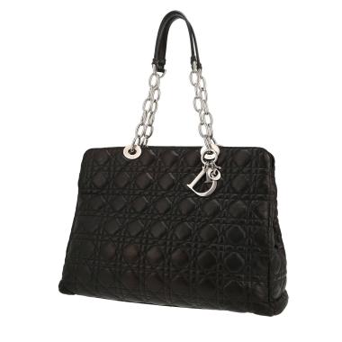Dior handbag in black leather cannage1:1High-quality replica