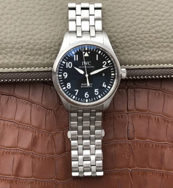 Replica IWC XF Mark XVIII IW3270 Black Dial SS Bracelet A2892 - Top club