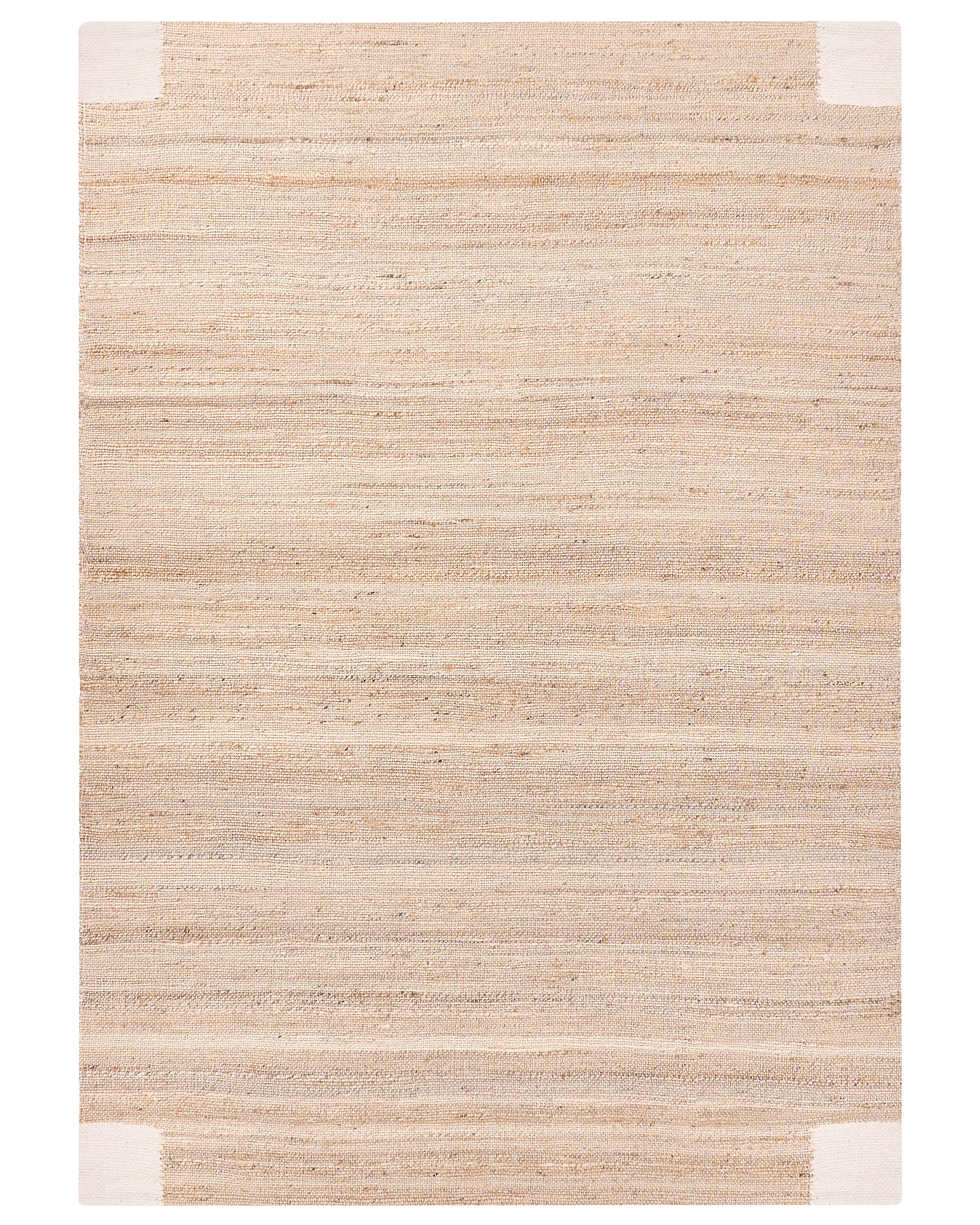 Rug AMRAVATI Light Beige 160 x 230 cm Jute