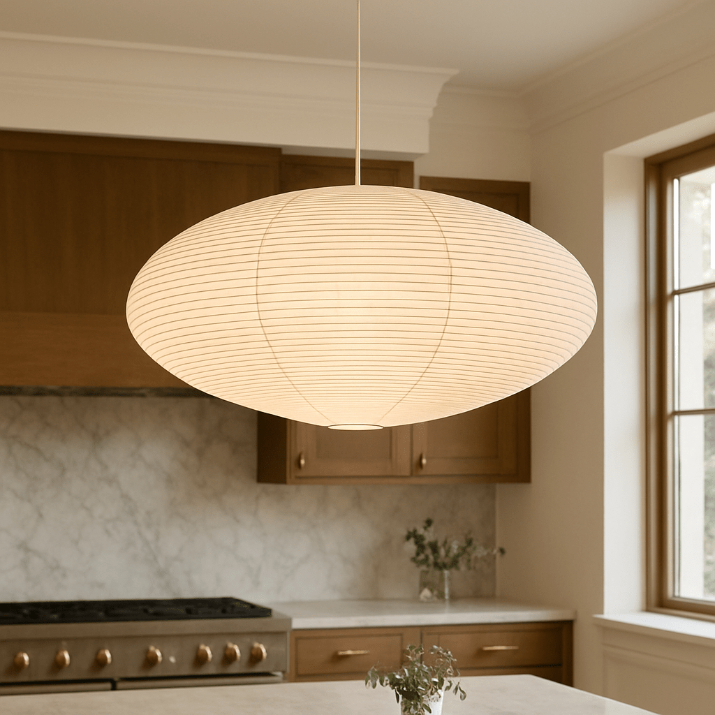 WabiLoom – Handgemaakte Papieren Hanglamp in Japanse Stijl