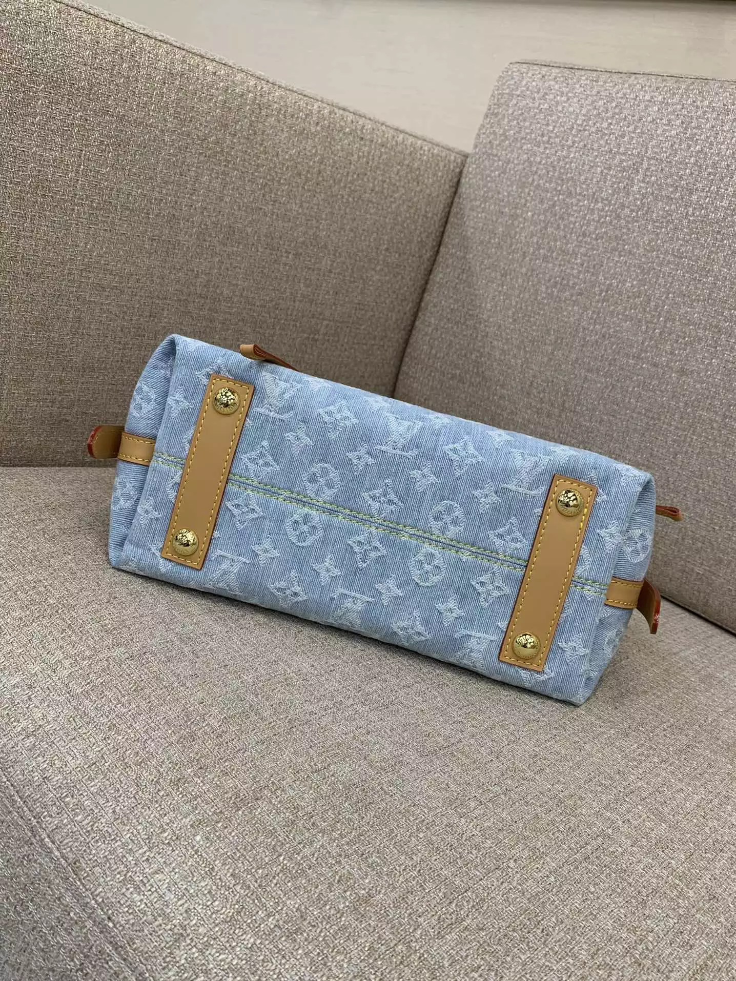 CarryAll PM Bag Blue Monogram Denim Organic Cotton1:1High-quality replica
