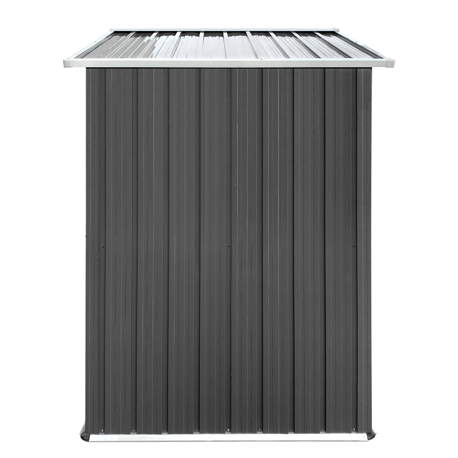 6' x 4' Outdoor Metal Storage Shed, Tools Storage Shed, Galvanized Steel Garden Shed with Lockable Doors, Outdoor Storage Shed for Backyard, Patio, Lawn, D8311 - Image 13