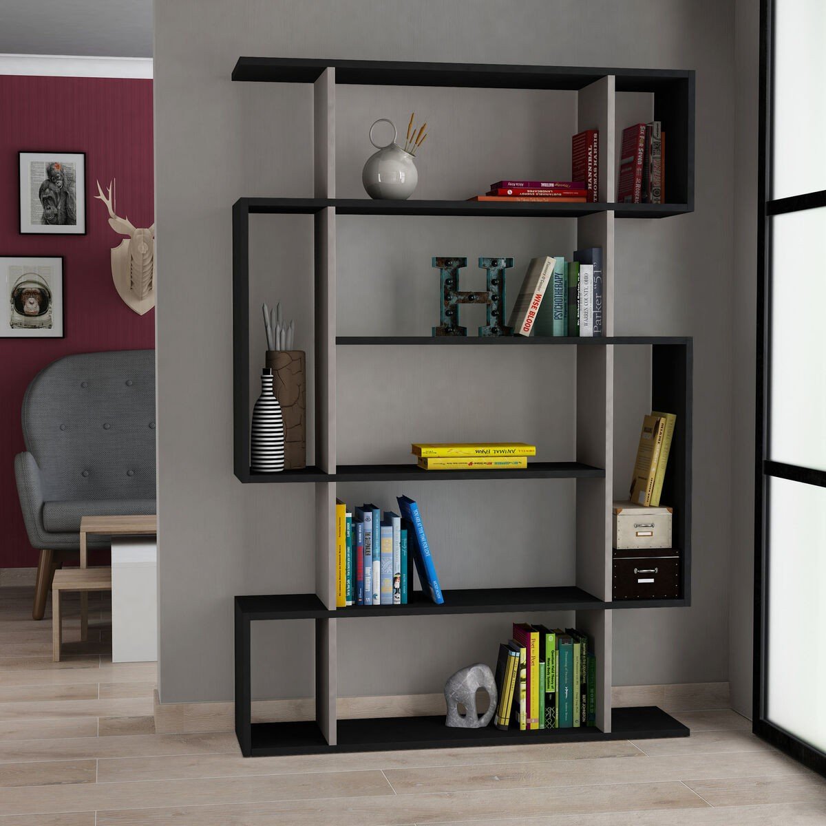 Calicosy - Boekenkast H161 cm - MITO - H161 cm