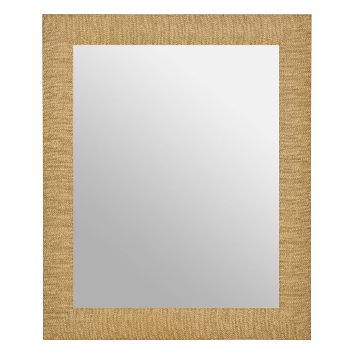 Wall Mirror "Nala" Brown, 87x72 cm