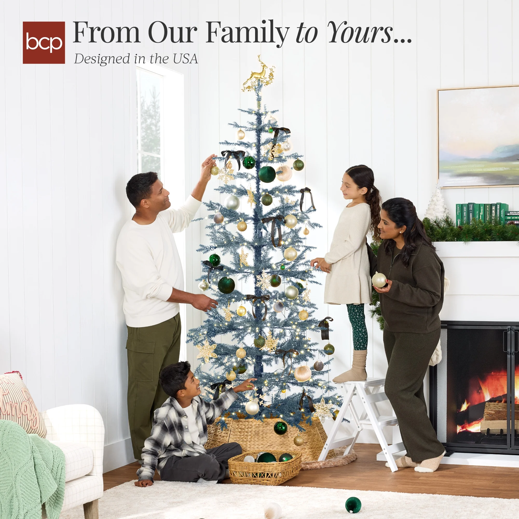 Best Choice Products 4.5ft Pre-Lit Sparse Christmas Tree w/ 100 2-in-1 LED Lights, Cordless Connection, Metal Stand - Image 28