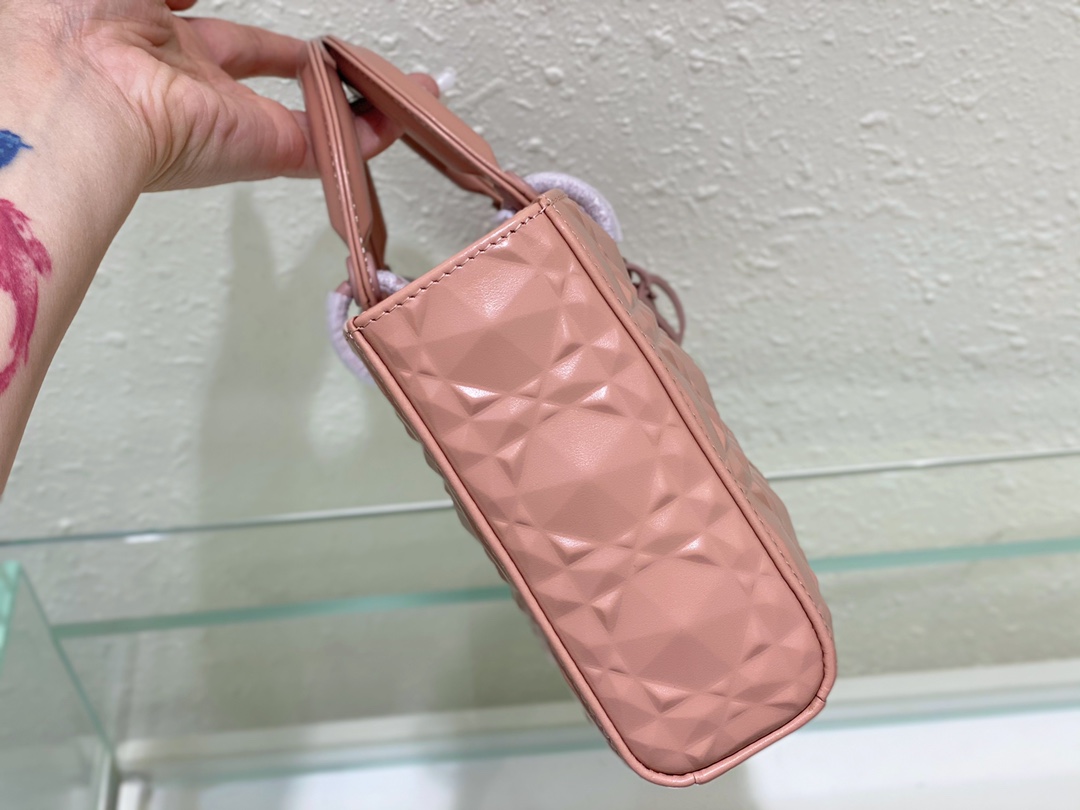 Medium Lady D-joy Bag White/Grey/Beige/Black For Women 10in/26cm M0540ONGE_M0301:1High-quality replica