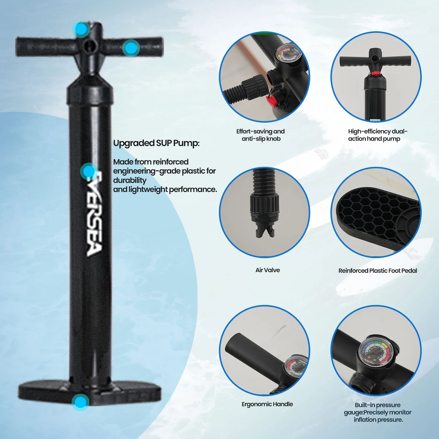 MSEASFREE Inflatable Paddle Board Stand up Paddle Board with Premium SUP Accessories - Image 7