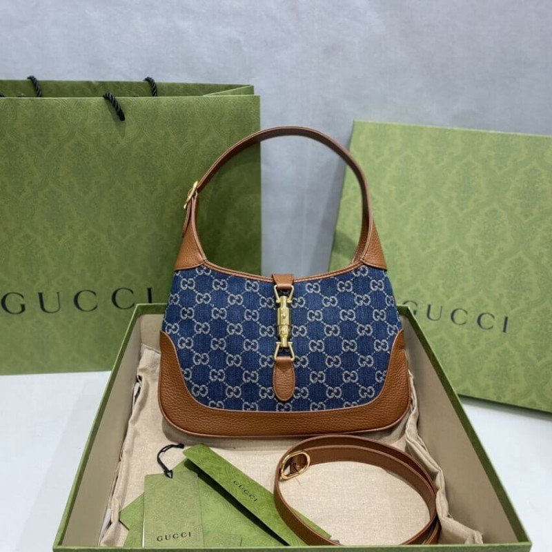 Replica Gucci Denim Jackie 1961 Small Shoulder Bag 6367061:1High-quality replica