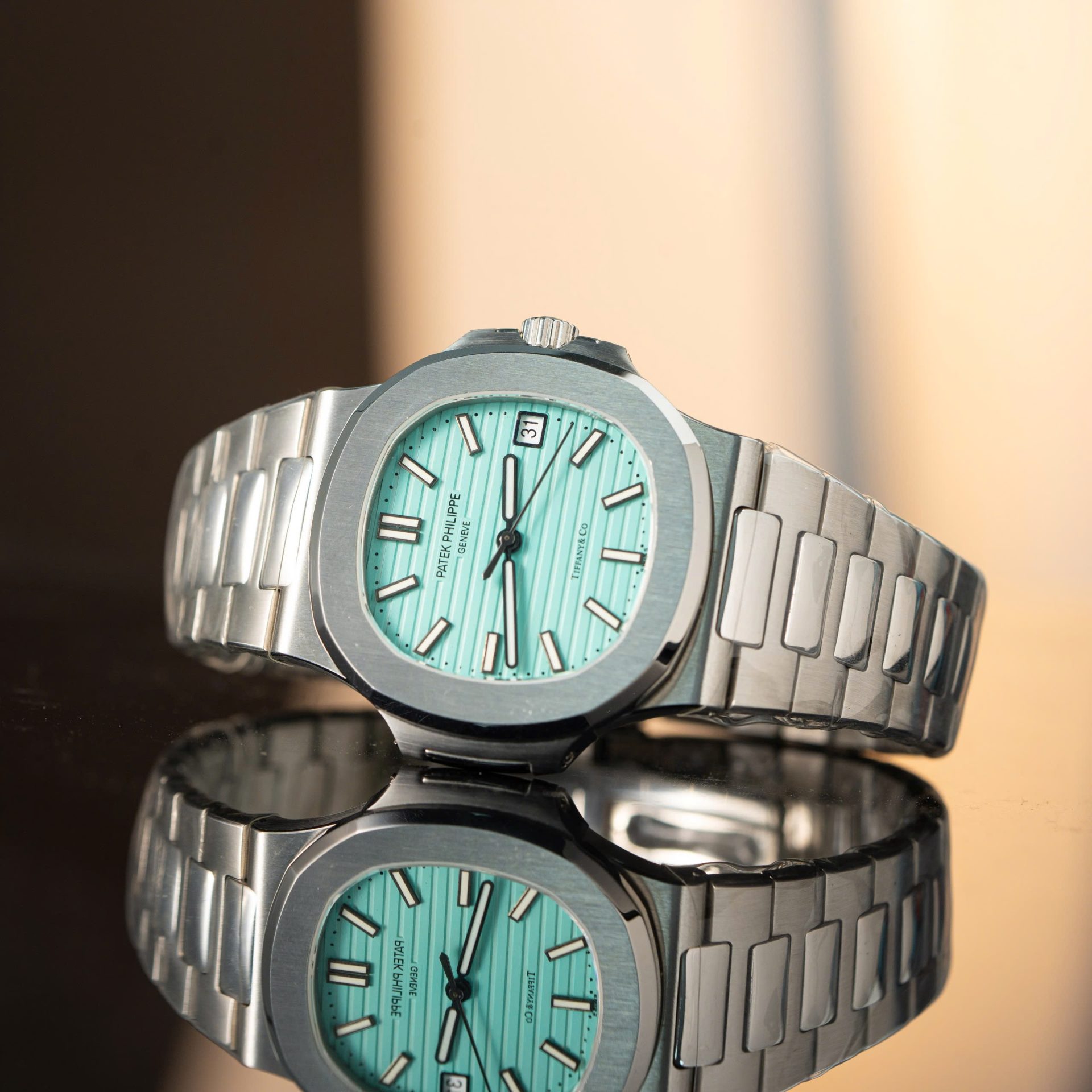 Patek Philippe Nautilus 5711 Tiffany   Co Best Replica Watch 3K Factory 40mm - Elite Watch Atelier