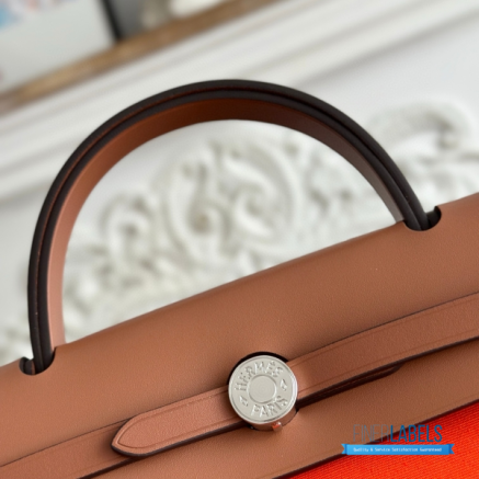Hermès Herbag Zip 31 Bag | 31x25x10 cm | Luxury Canvas & Leather Shoulder Bag for Women | Spacious Everyday Hermès Tote1:1High-quality replica