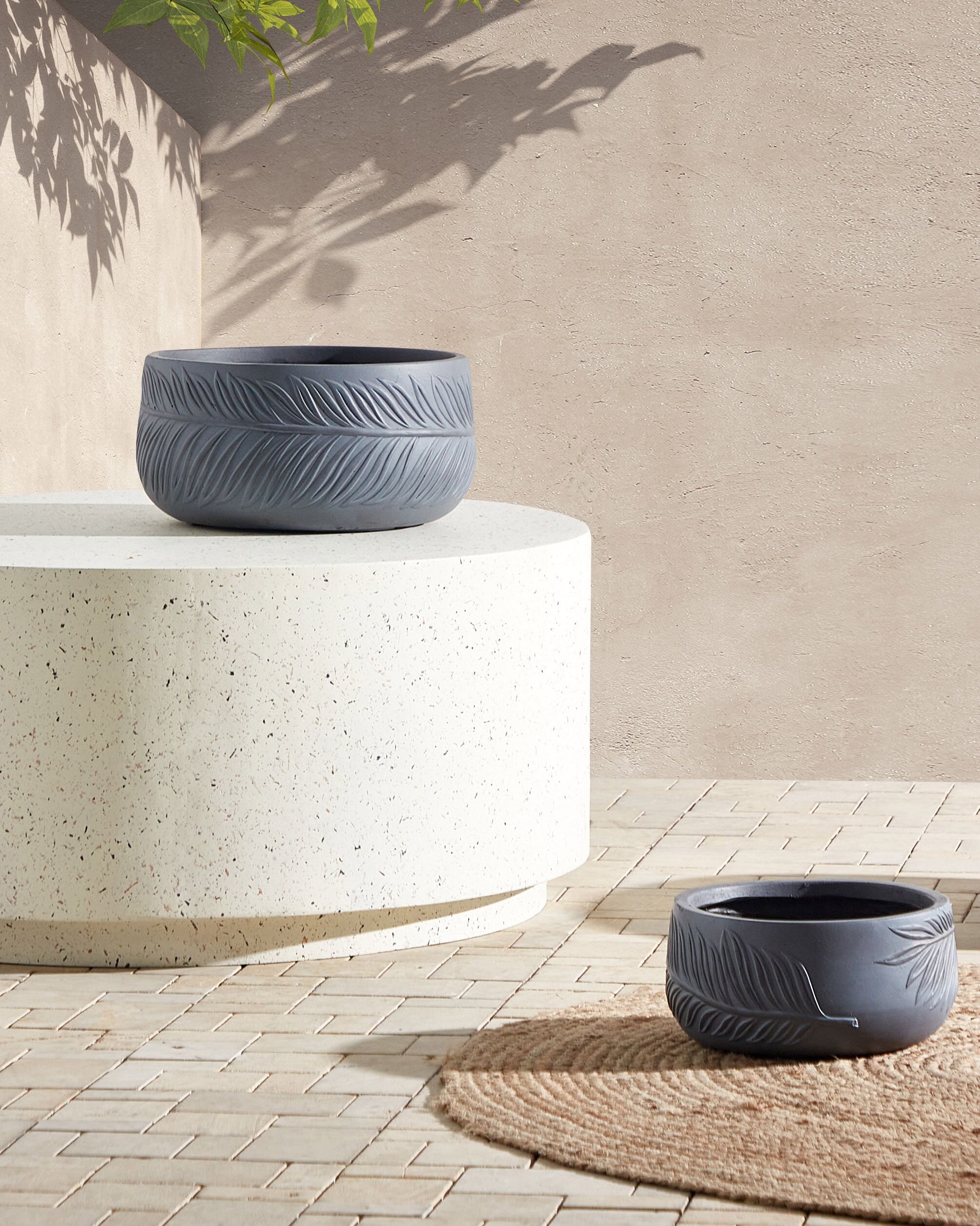 Plant Pot FTERO 35 cm Grey