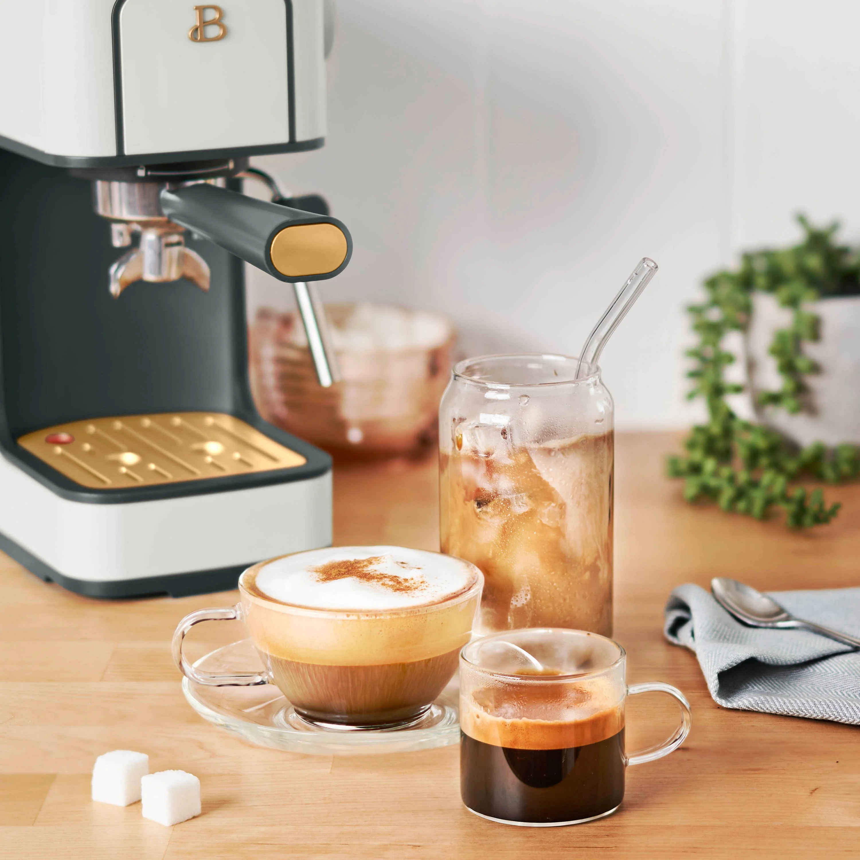 Beautiful Slim Espresso Machine with 20-Bar Pressure, Black Sesame by Drew Barrymore - Image 52