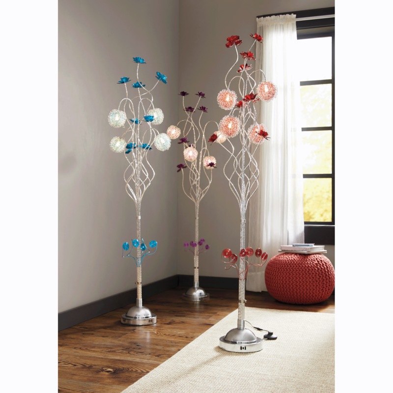Colorful Wire Floor Lamp - MIDNIGHT VELVET CATALOG