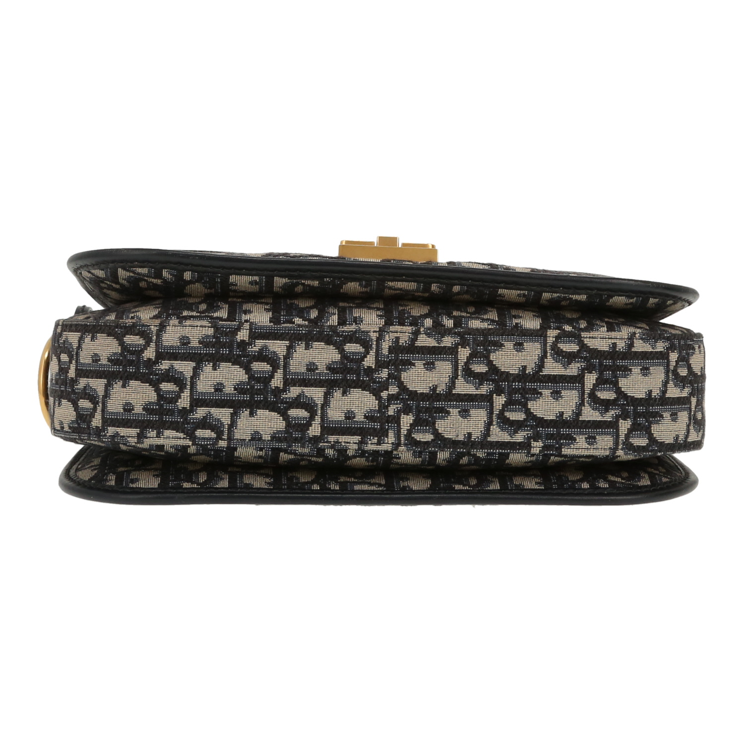 Dior shoulder bag in navy blue monogram canvas Oblique and navy blue leather1:1High-quality replica