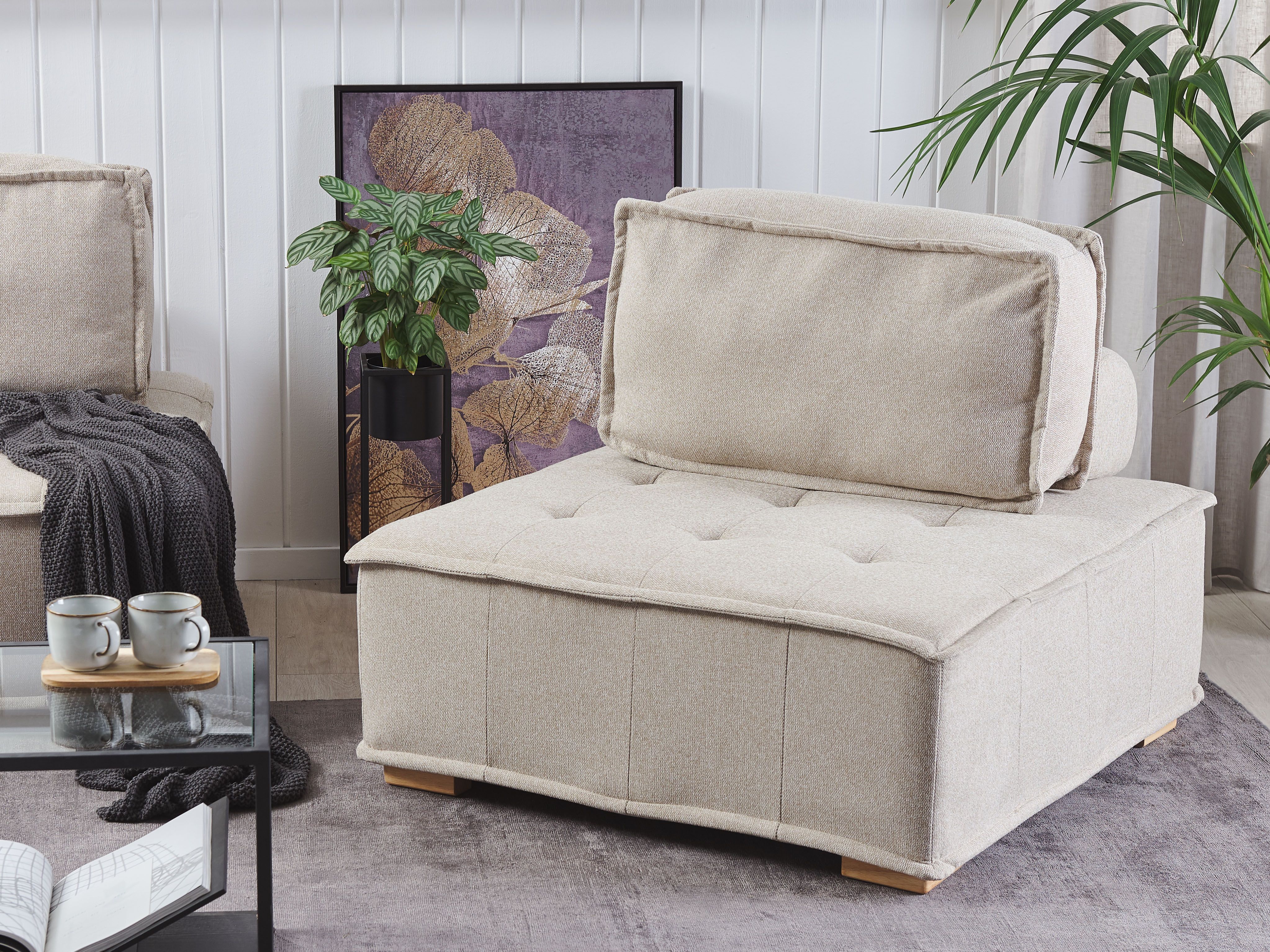 Chair Module TIBRO Fabric Light Beige