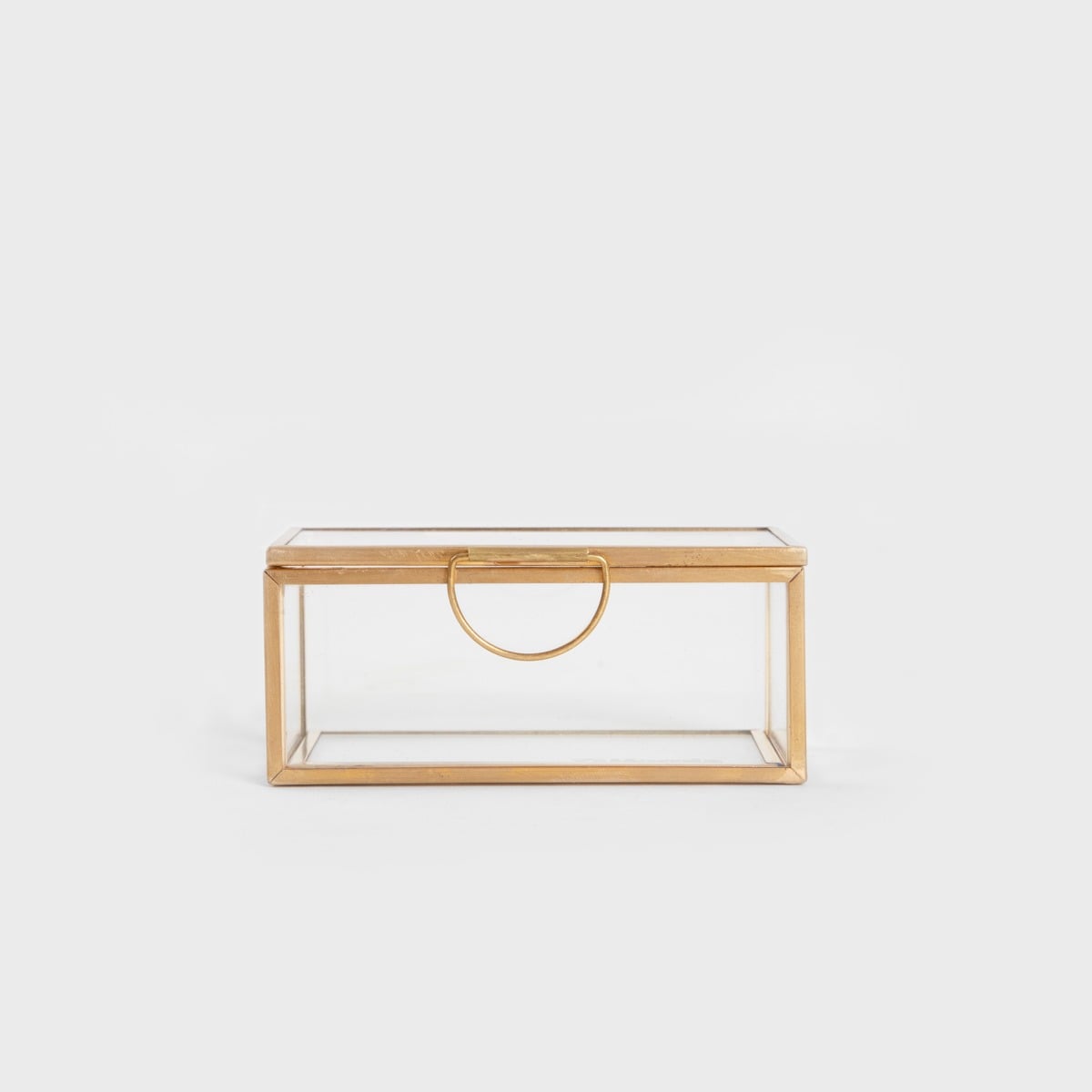 Szkatułka na biżuterię GRAZIA mini złota 9x4x5cm