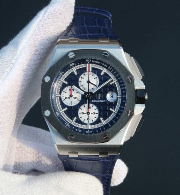Replica Audemars Piguet JF Royal Oak Offshore 26400 Blue Dial A3126 - Top club