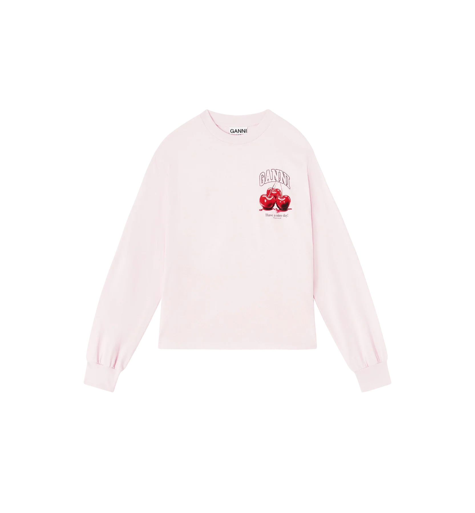GANNI Long Sleeve Fruit T-shirt