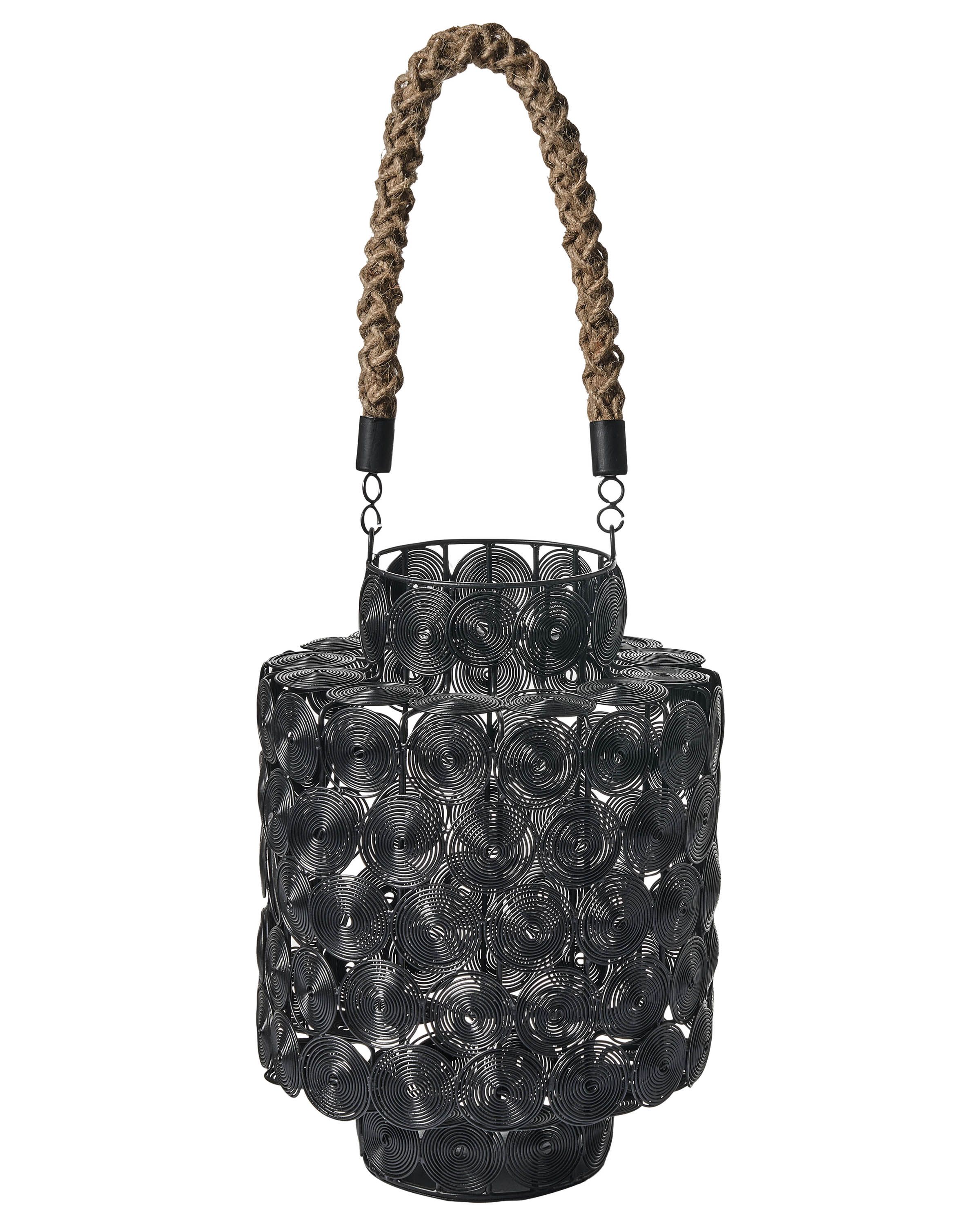 Lantern MMOJSTIR Metal 35 cm Black