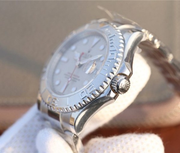 Replica Rolex Yacht-Master 116622 JF Silver Dial on SS Bracelet SH3135 - Top club