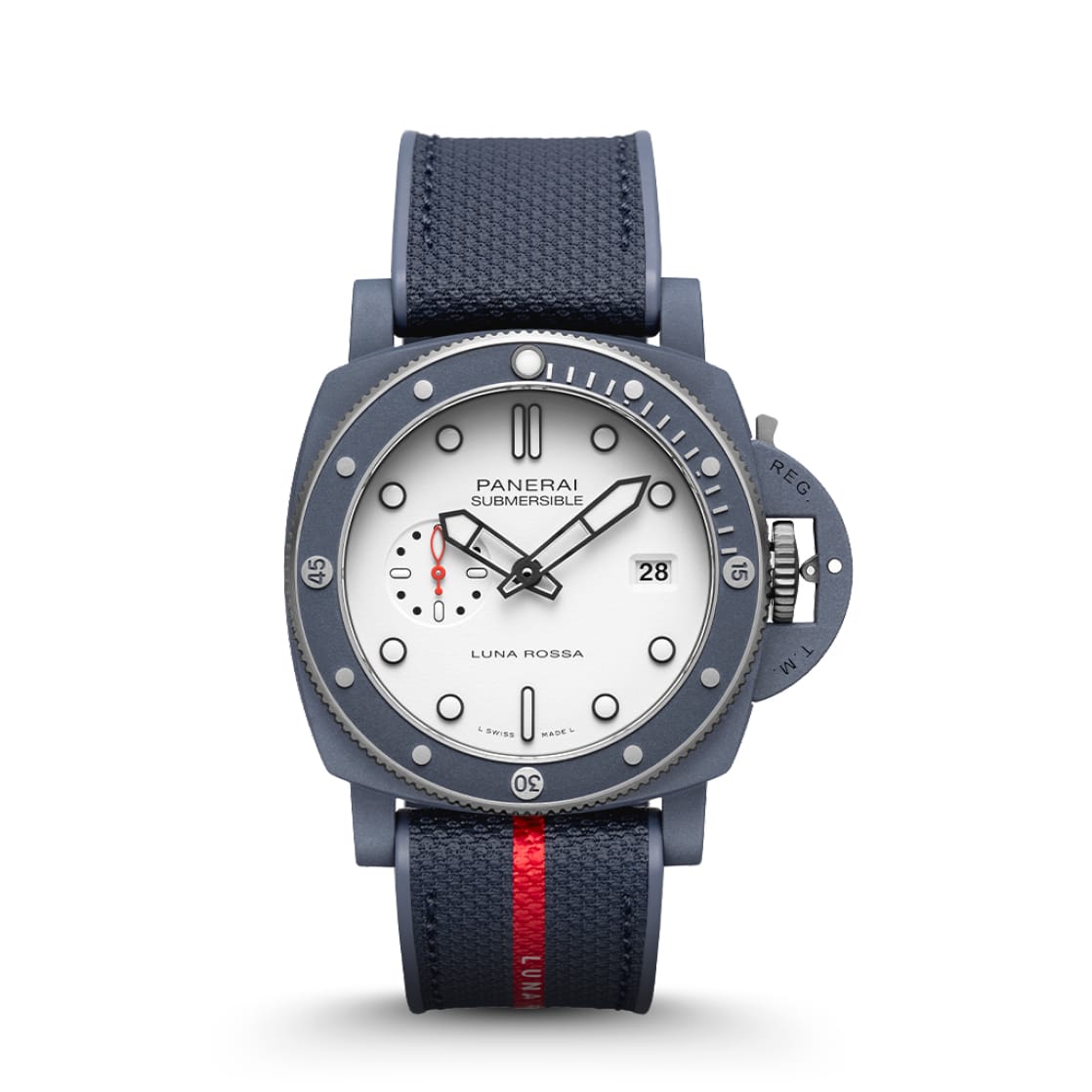 Replica Watches Panerai Submersible QuarantaQuattro Luna Rossa Ti-Ceramitech 44mm PAM01543(1:1 replica) - Top club
