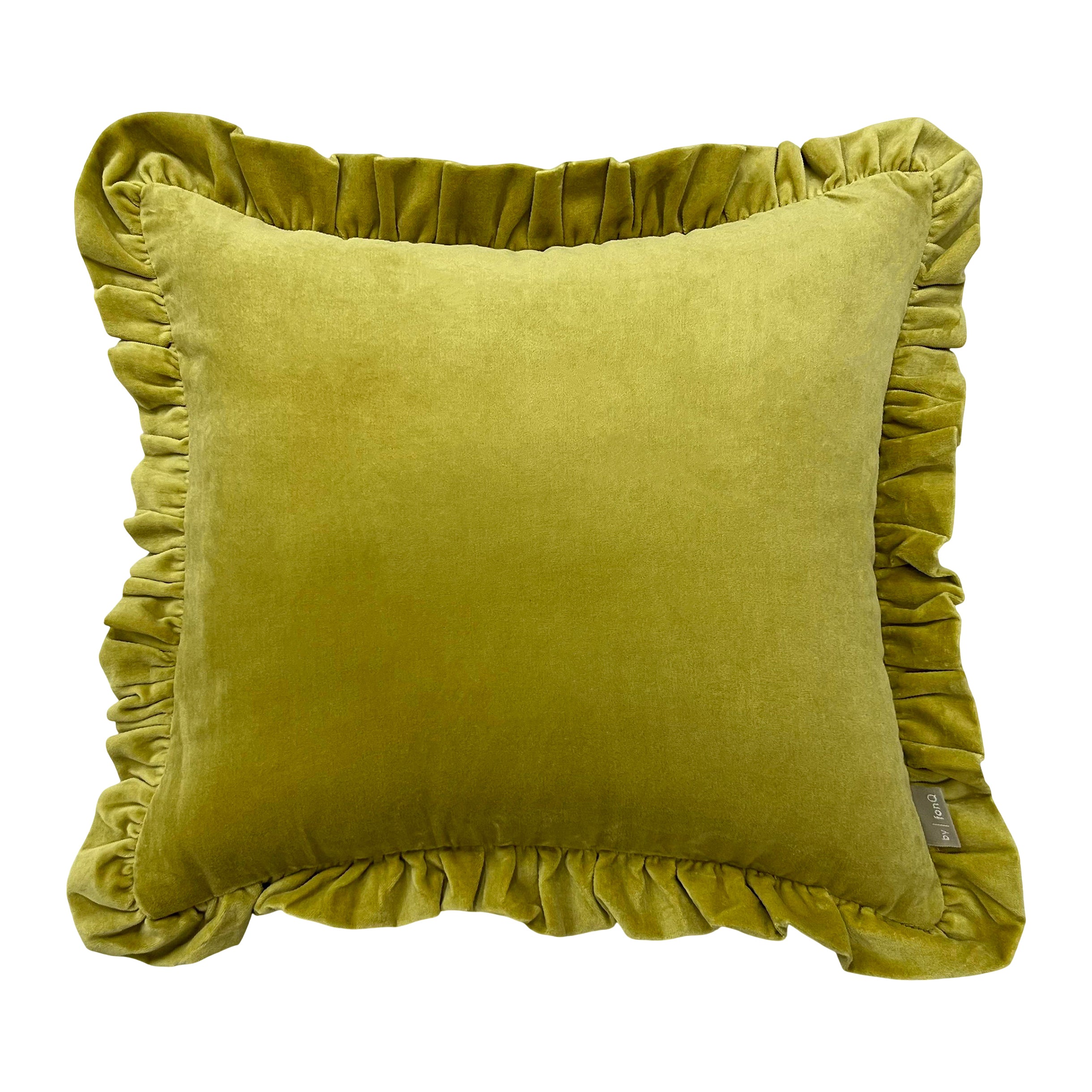 Blokker Velou Sierkussen 50 x 50 cm - Golden Olive