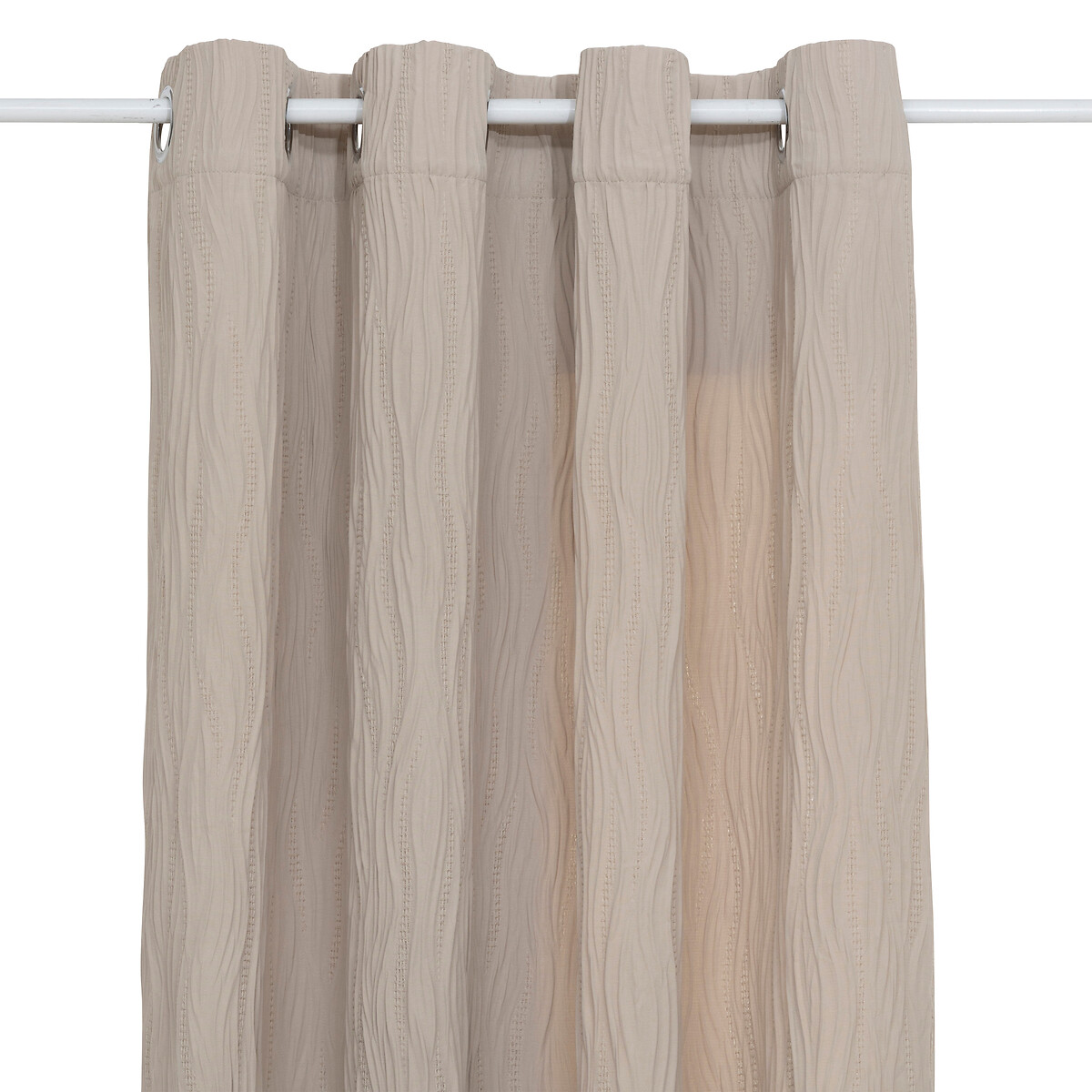 Pleated curtain "Maely" Linen, 135x260 cm