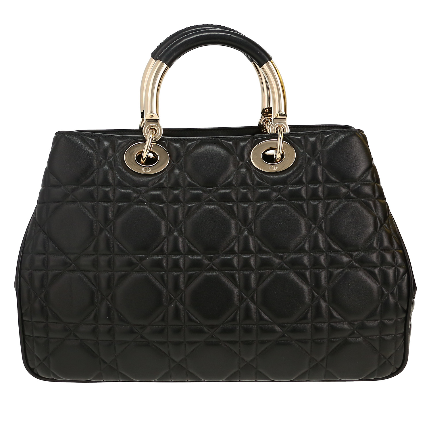 Dior Lady 95.22 handbag in black leather cannage1:1High-quality replica