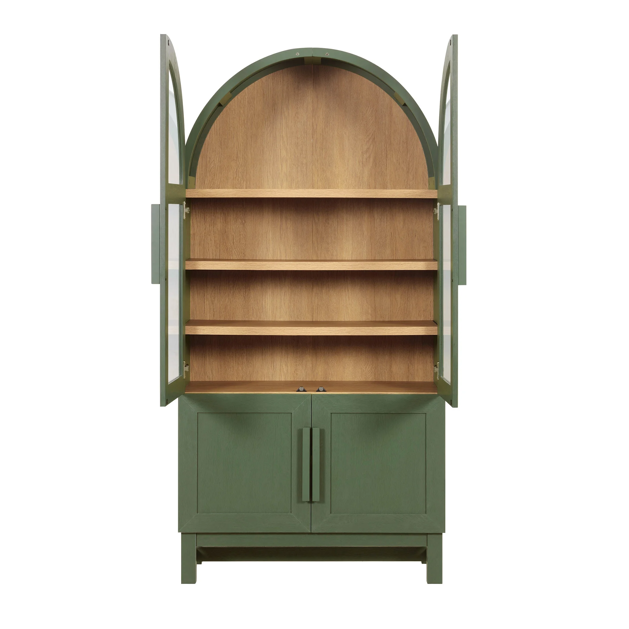 Better Homes & Gardens Juliet Kitchen Rounded Arch Cabinet, Rich Black - Image 37