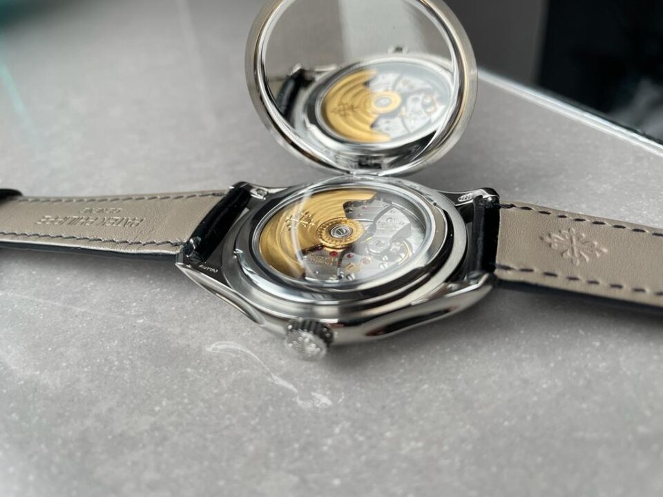 Replica PATEK PHILIPPE Calatrava ZF 5298p Date off White Dial SS bezel ZF factory - Top club