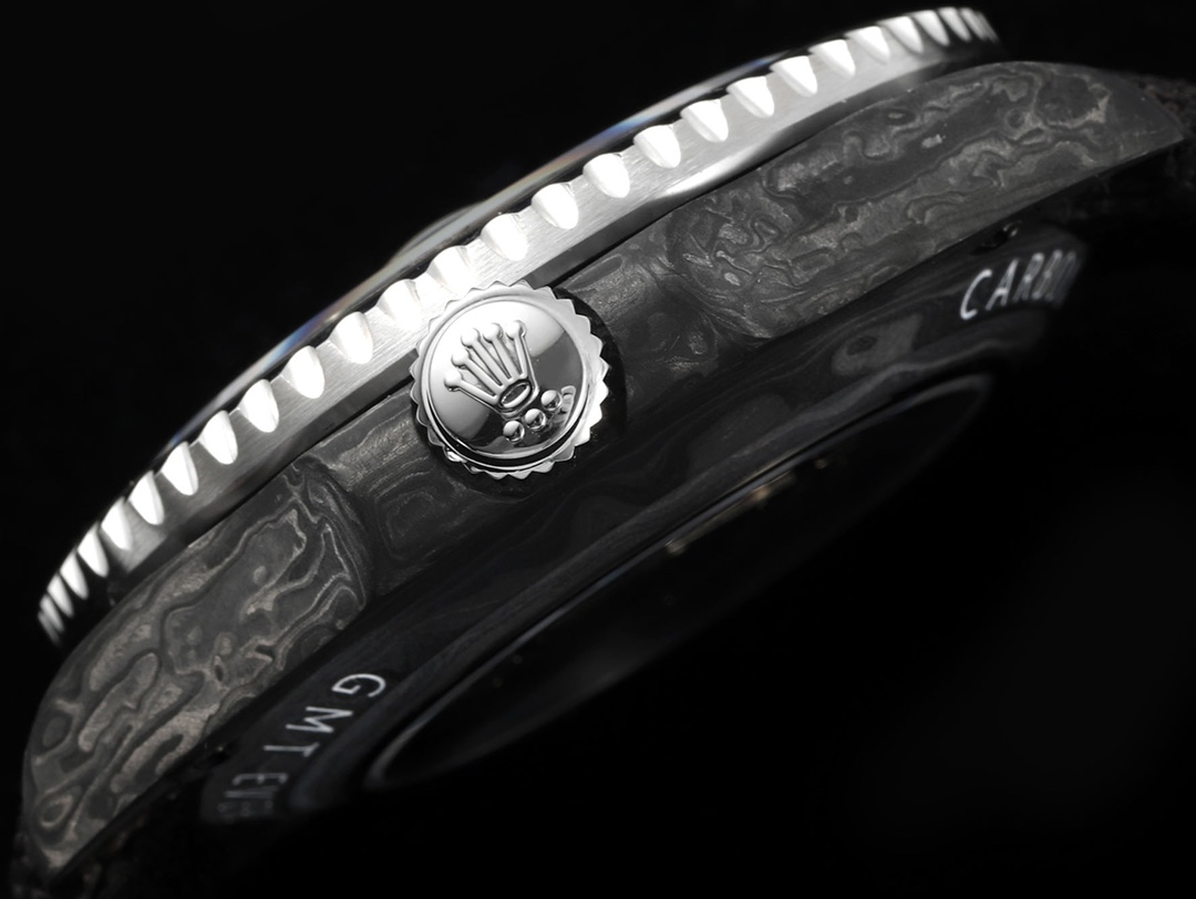 Diw New Rolex Ultra Limited Edition GMT-MASTER II-Carbon Fiber-Black(1:1 replica) - Elite Watch Atelier