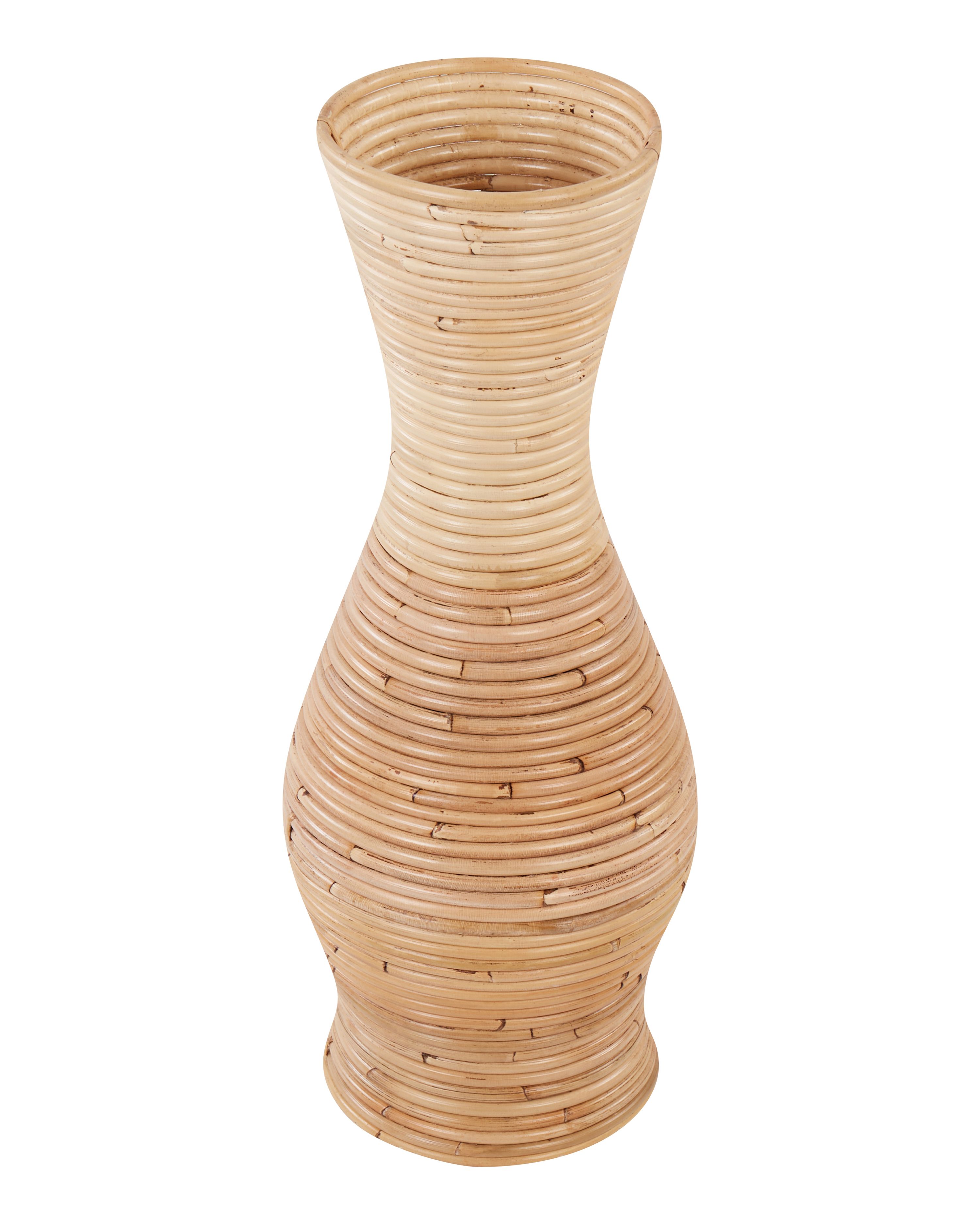 Decorative Vase TRINISA Rattan 50 cm Natural