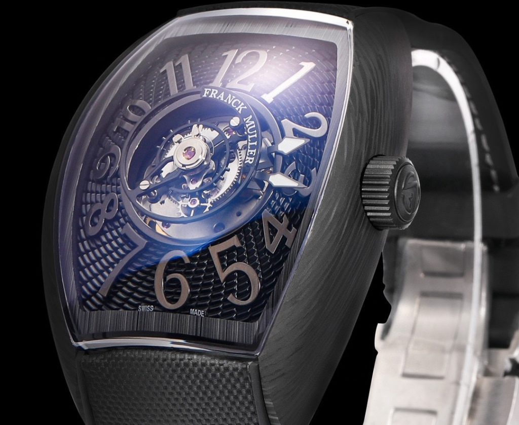Franck Muller Grand Central Tourbillon Carbon Best Replica Watch 45mm - Top club