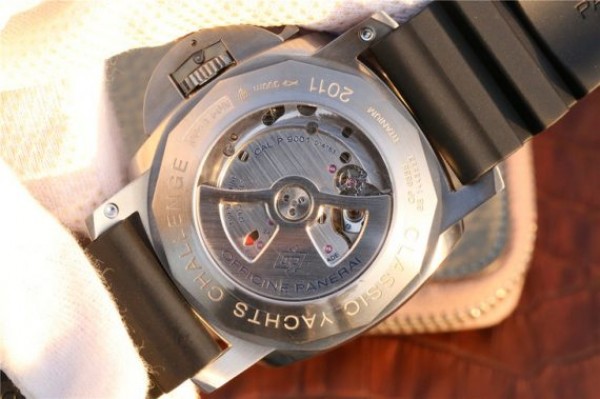 Replica Panerai PAM371 Titanium Blue Dial XF Black Rubber Strap P9001 - Top club