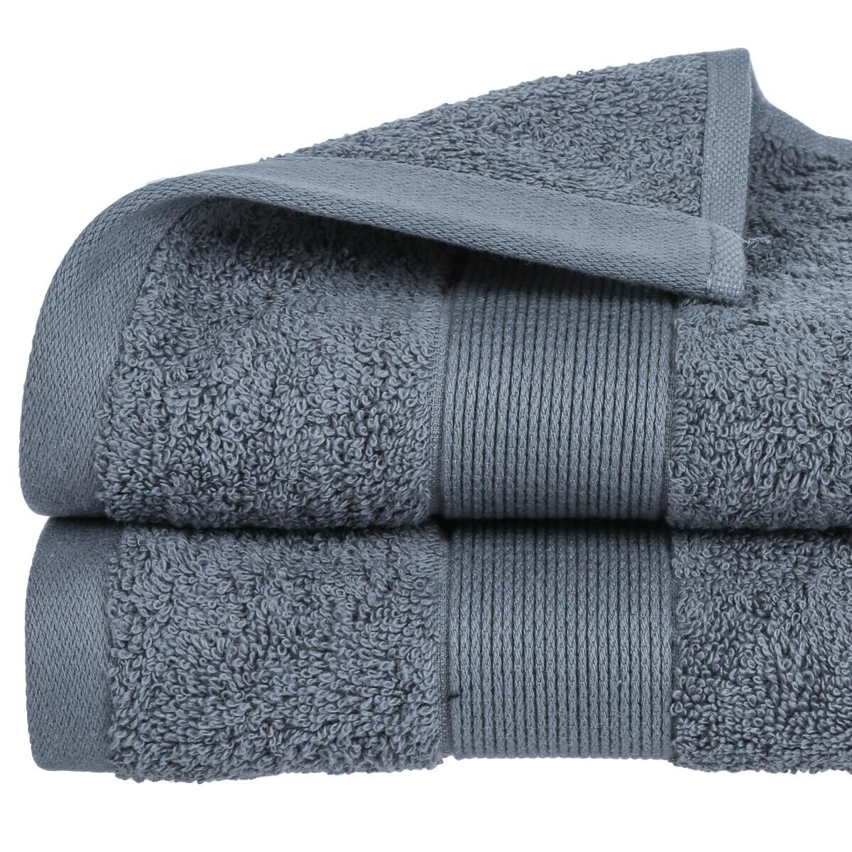 Hand towel "Essential", cotton Cotton, Grey, 50x90 cm, 400 g/m&sup2;